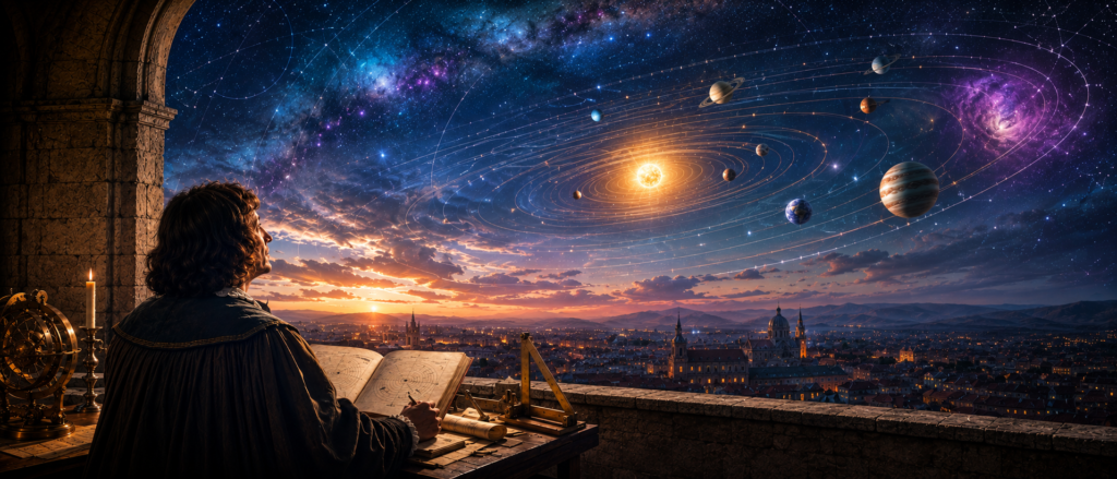 earth not center of universe