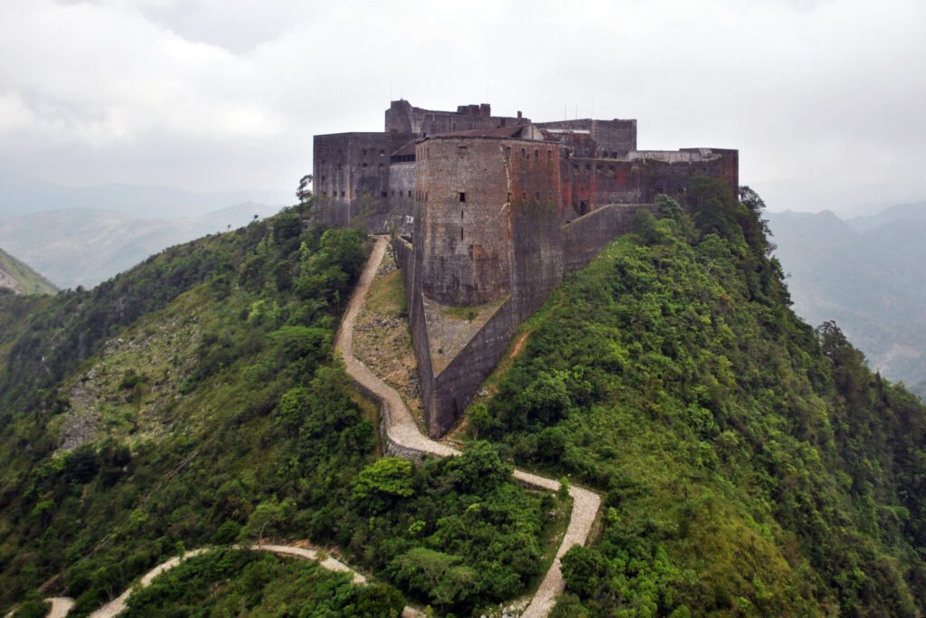 The Citadelle Laferriere, an iconic fortress landmark in Haiti