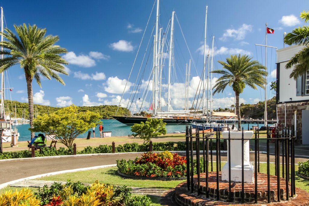 Nelson's Dockyard, a restored Georgian-era naval dockyard at English Harbour, Antigua