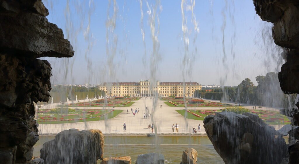 Schoenbrunn Palace, the former imperial summer residence in Vienna, Austria