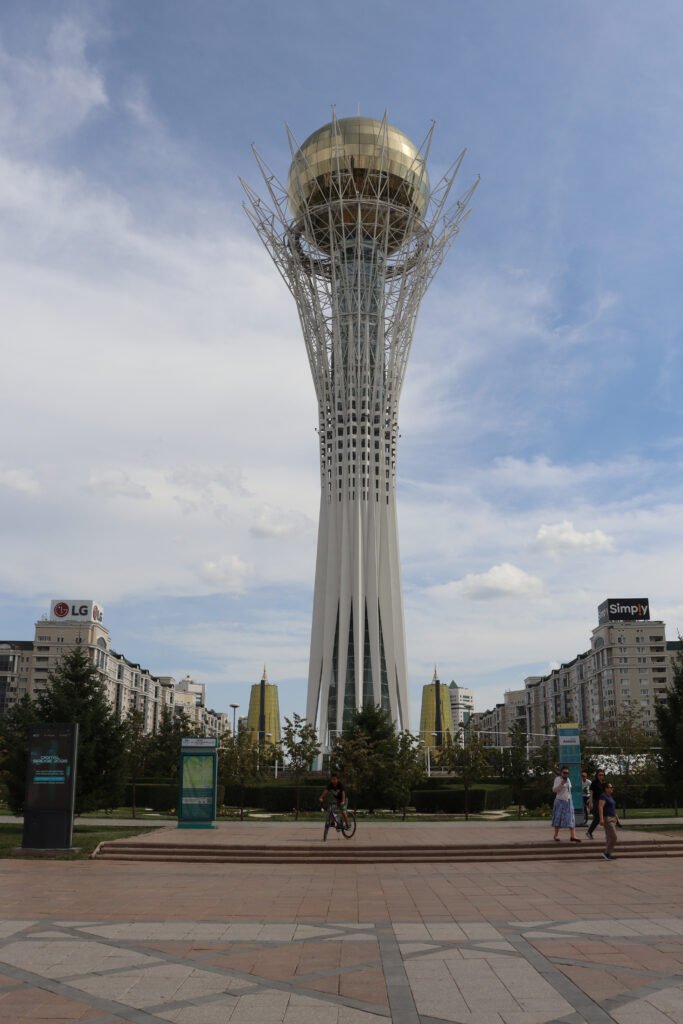 The Baiterek Tower, Kazakhstan's most iconic landmark, in Astana