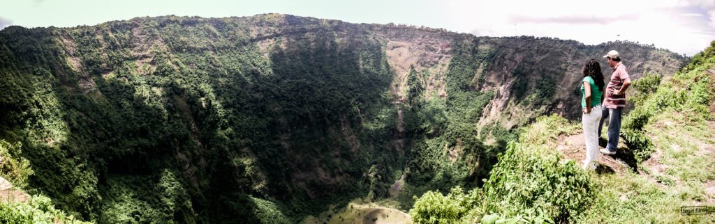 El Boqueron, a volcanic crater on the San Salvador Volcano, El Salvador