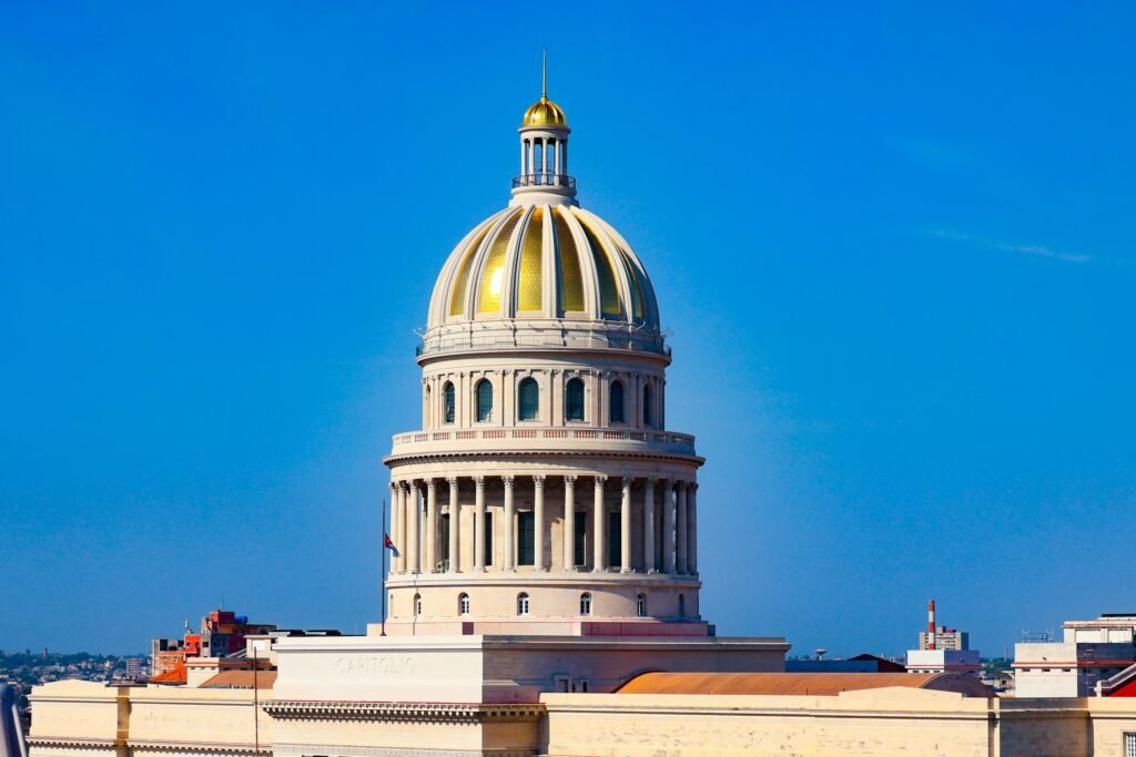 El Capitolio, the domed National Capitol Building in Havana, Cuba