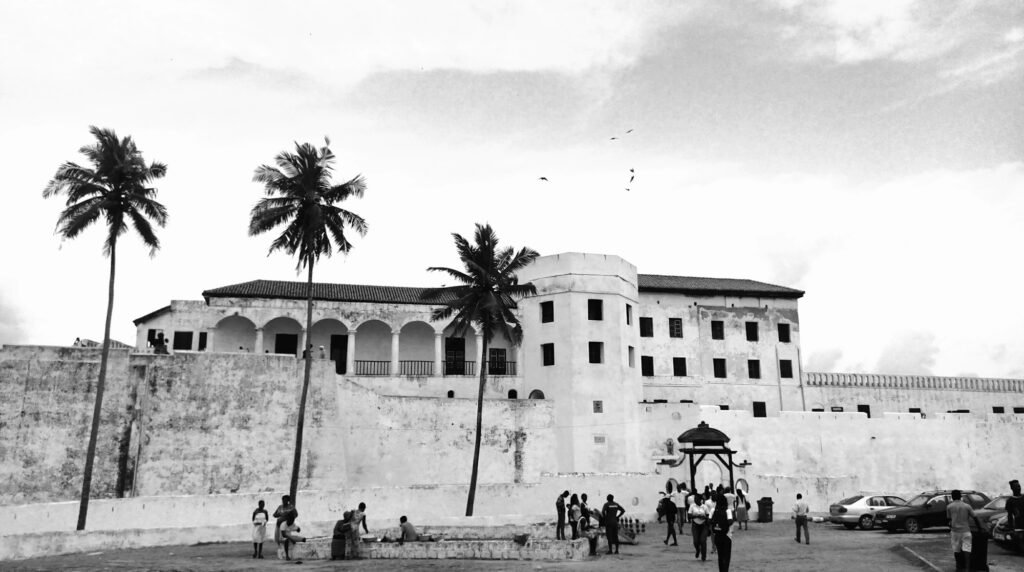 Elmina Castle, the oldest European-built structure in sub-Saharan Africa, on the coast of Ghana