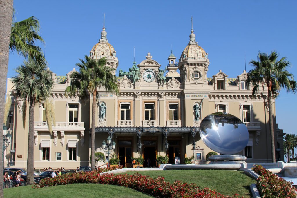 The Belle Epoque facade of the Monte Carlo Casino in Monaco