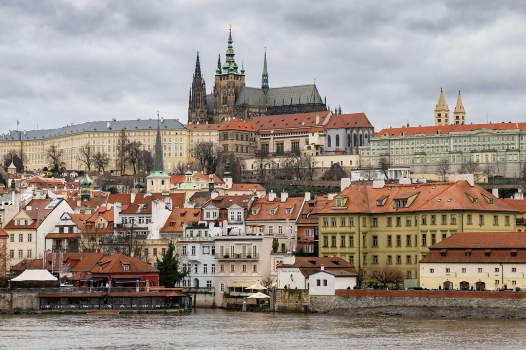 Prague Castle, the largest ancient castle complex in the world, in the Czech Republic
