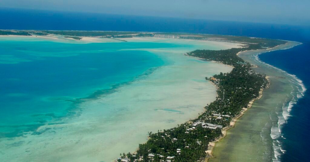 South Tarawa, Kiribati's capital atoll and most recognizable feature