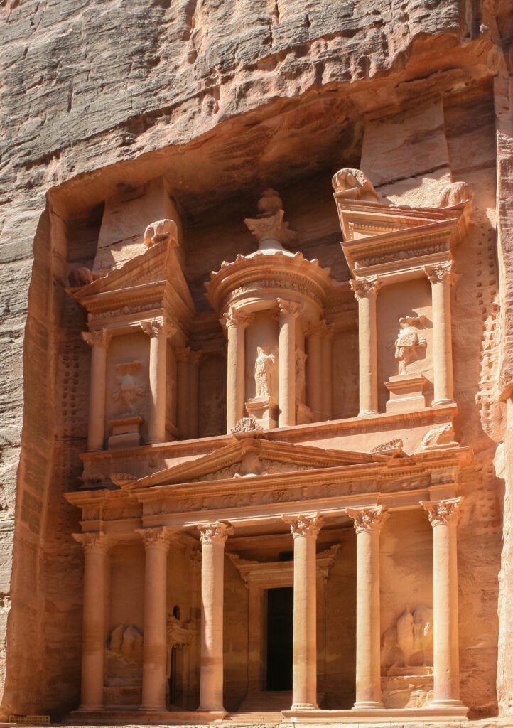 The Treasury (Al-Khazneh) at Petra, Jordan's most iconic landmark