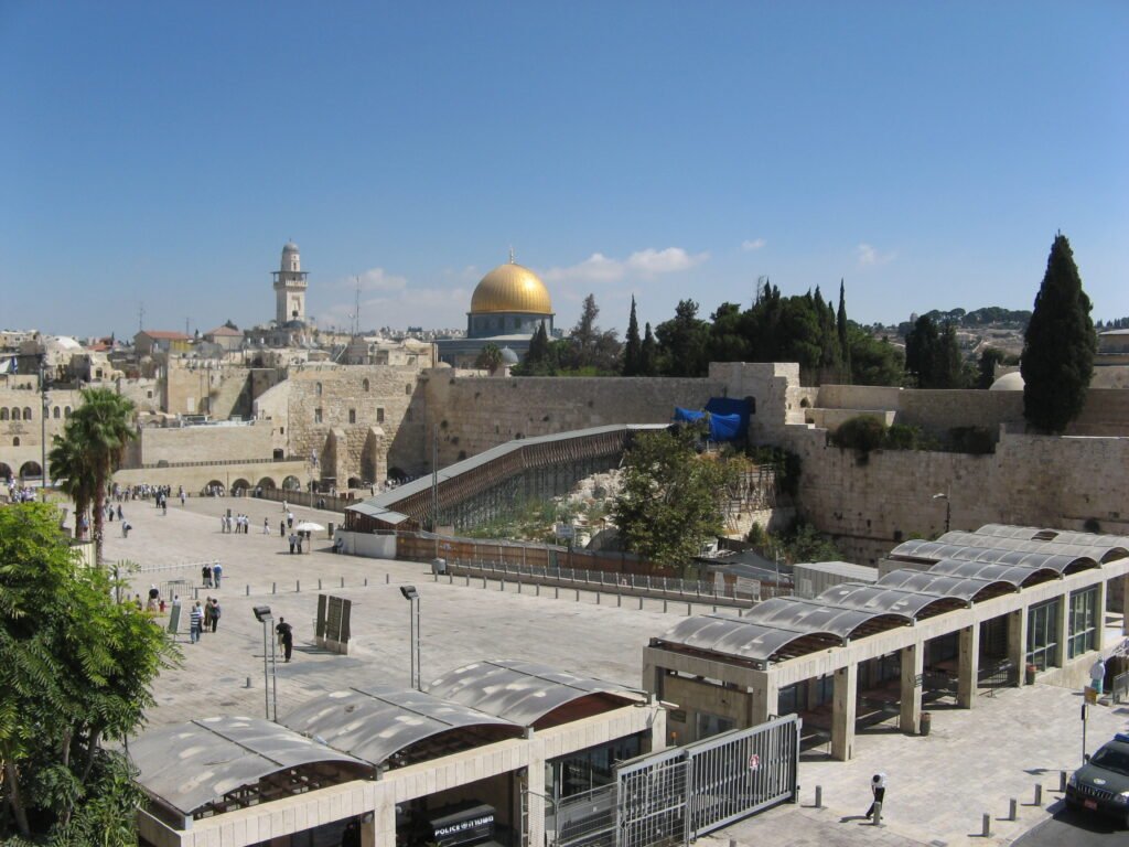 The Western Wall, the holiest site in Judaism, in the Old City of Jerusalem, Israel