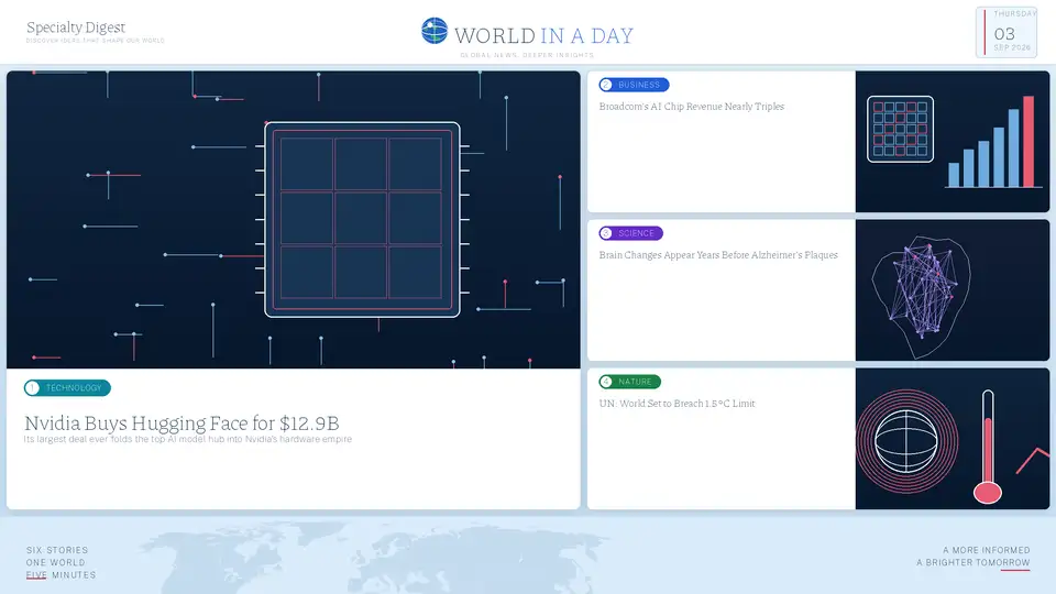world in a day — september 3, 2026 cover