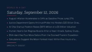 World in a Day: Saturday, September 12, 2026