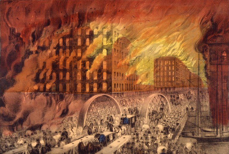 This Day in History, October 8: The Great Chicago Fire Levels a City Overnight