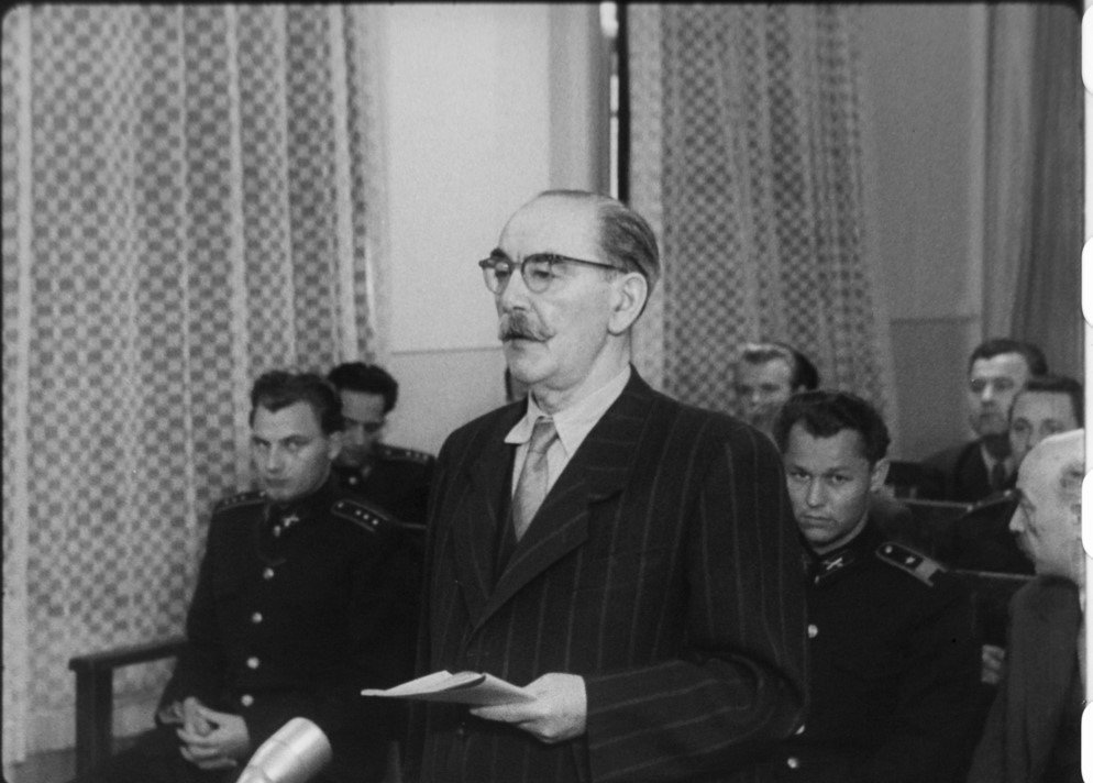 Black-and-white portrait photograph of Imre Nagy.
