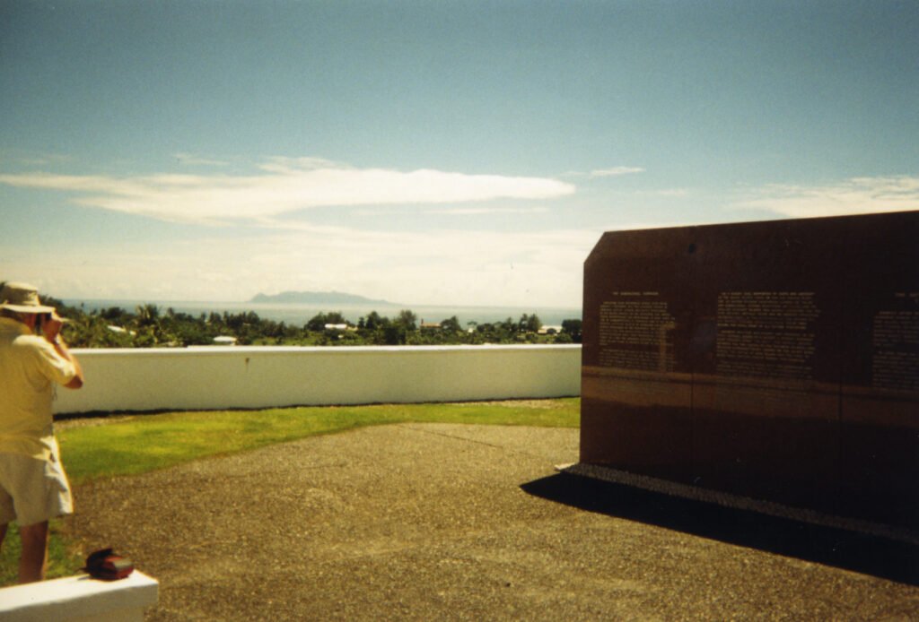 The Guadalcanal American Memorial (US WWII War Memorial) above Honiara, Solomon Islands