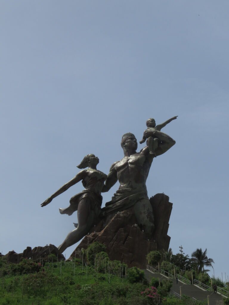The African Renaissance Monument overlooking Dakar, Senegal's capital