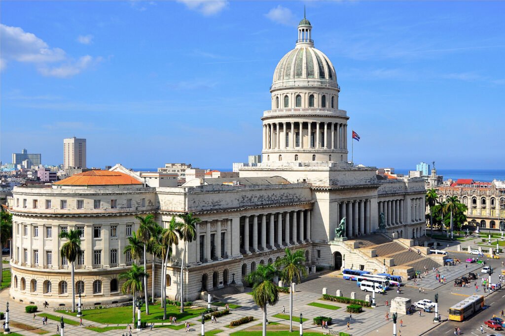 El Capitolio, the domed former and current seat of Cuba's National Assembly in Havana