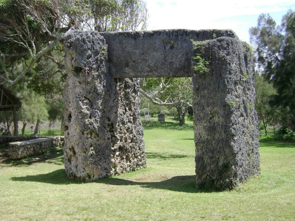 The Ha'amonga 'a Maui trilithon on Tongatapu, Tonga