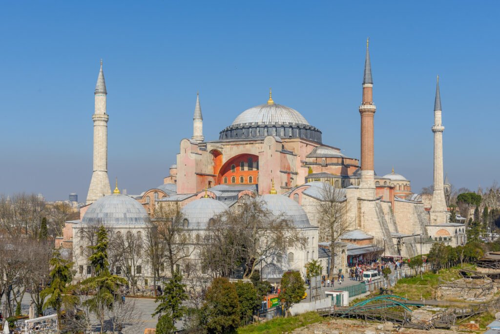 Hagia Sophia, the defining landmark of Istanbul, Turkey