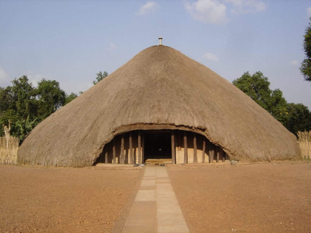 The Kasubi Tombs, the UNESCO-listed royal burial site of the Buganda kings in Kampala, Uganda