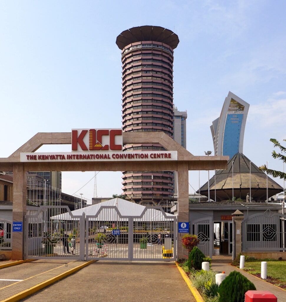 The Kenyatta International Convention Centre, Nairobi's best-known landmark tower