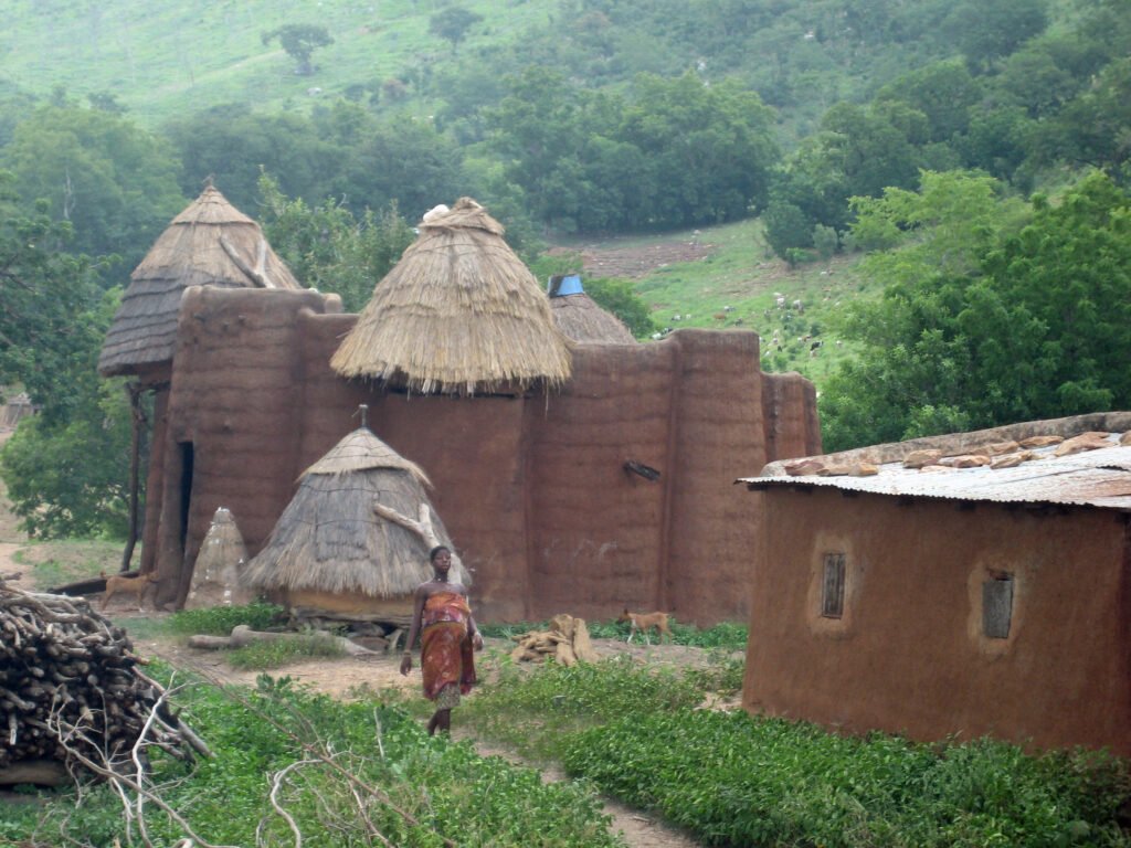 A traditional tata tower-house built by the Batammariba people in the Koutammakou region of Togo