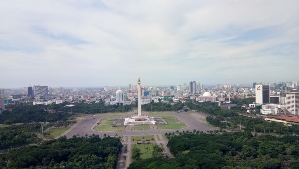 Monas, the National Monument in central Jakarta, Indonesia