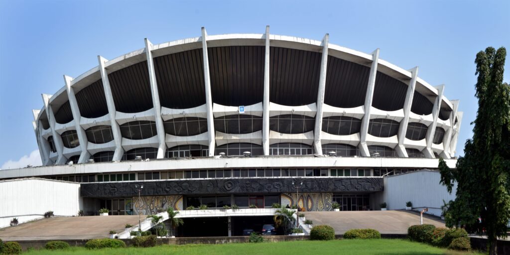 The National Theatre in Iganmu, Lagos, Nigeria's best-known cultural landmark