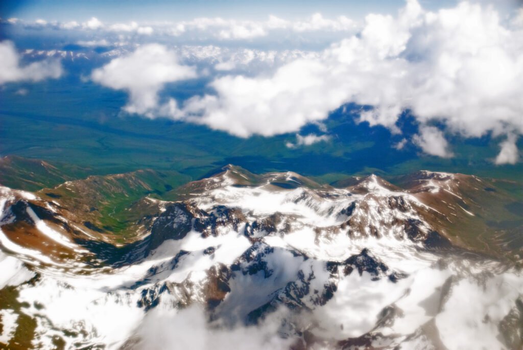 The Pamir Mountains, known as the Roof of the World, in eastern Tajikistan
