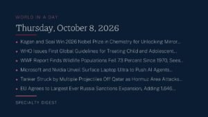 World in a Day: Thursday, October 8, 2026